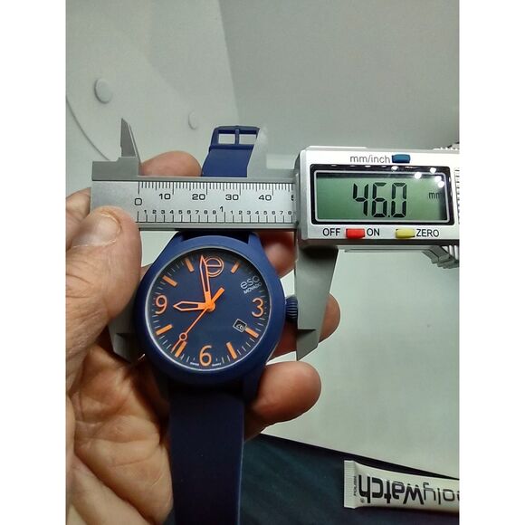 ESQ Movado Blue / Orange ES:50.1.29.5670 Swiss Quartz Movement Watch - Picture 10 of 12